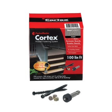 Cortex Concealed Fastening System for Trex Decking by FastenMaster