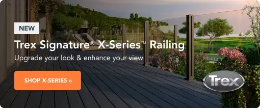 New Trex Signature X-Series Glass Railing